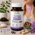 Priya's Homeopathy Thyroid Wellness Support Tablets for Daily Health and Vitality