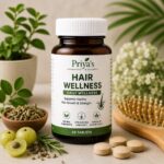 Priya's Homeopathy Hair Wellness Drops for Healthy Hair and Scalp Support