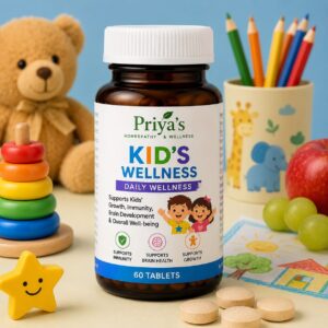 Priya's Homeopathy Kids Wellness Drops for Children's Daily Health and Vitality
